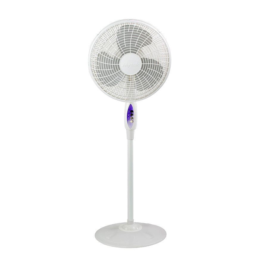 MYTEK| 3123 Ventilador de Pedestal 3 en 1 de 16’’, 3 velocidades, Oscilatorio, 3 Aspas