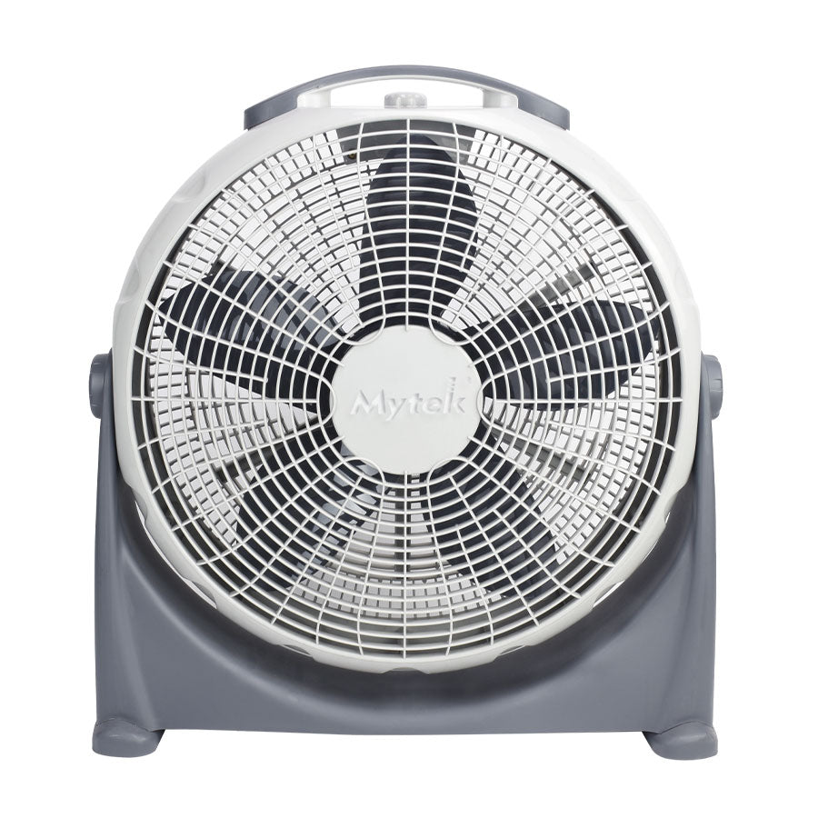 MYTEK| 3385 Ventilador de Piso 20’’, Oscilatorio, 3 velocidades, Posibilidad de montar en pared
