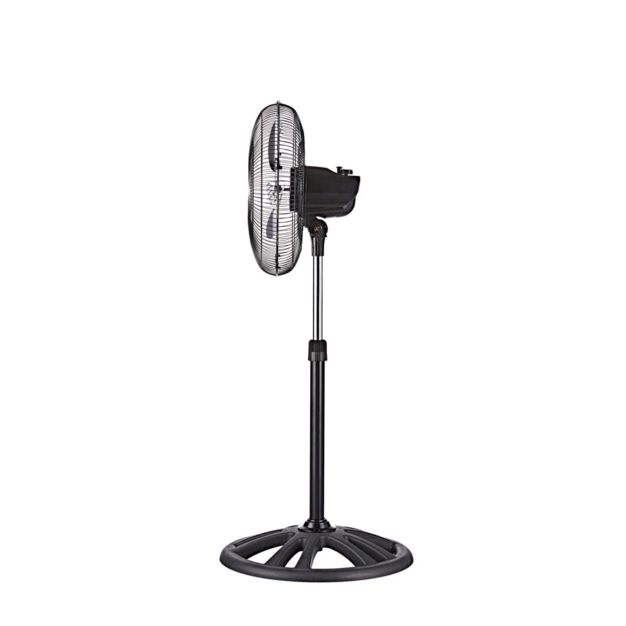 MYTEK| 3388 Ventilador Industrial de Pedestal 16’’, Oscilación de 90°, 3 velocidades, Amplia cobertura