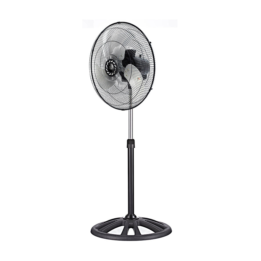 MYTEK| 3389 Ventilador Industrial de Pedestal 18’’, Oscilación 90°, Altura ajustable hasta 131 cm, 3 velocidades