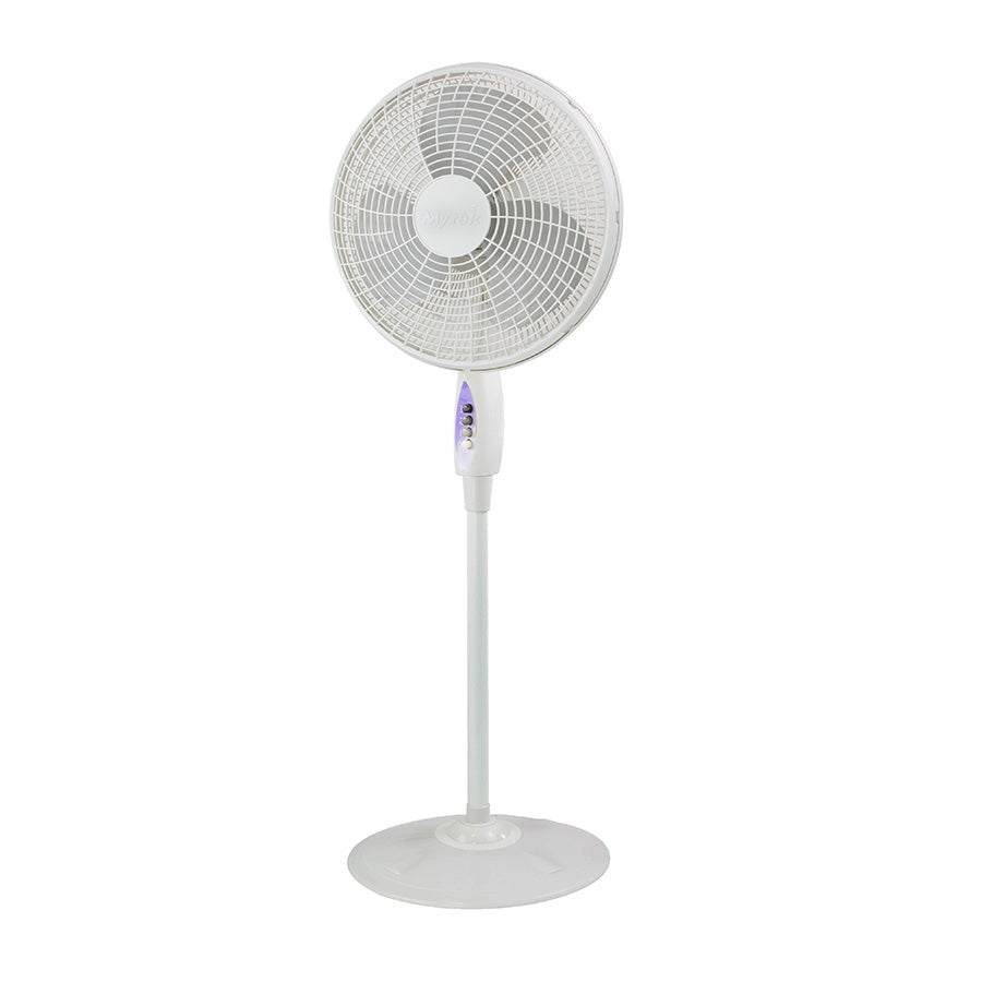 MYTEK| 3123 Ventilador de Pedestal 3 en 1 de 16’’, 3 velocidades, Oscilatorio, 3 Aspas