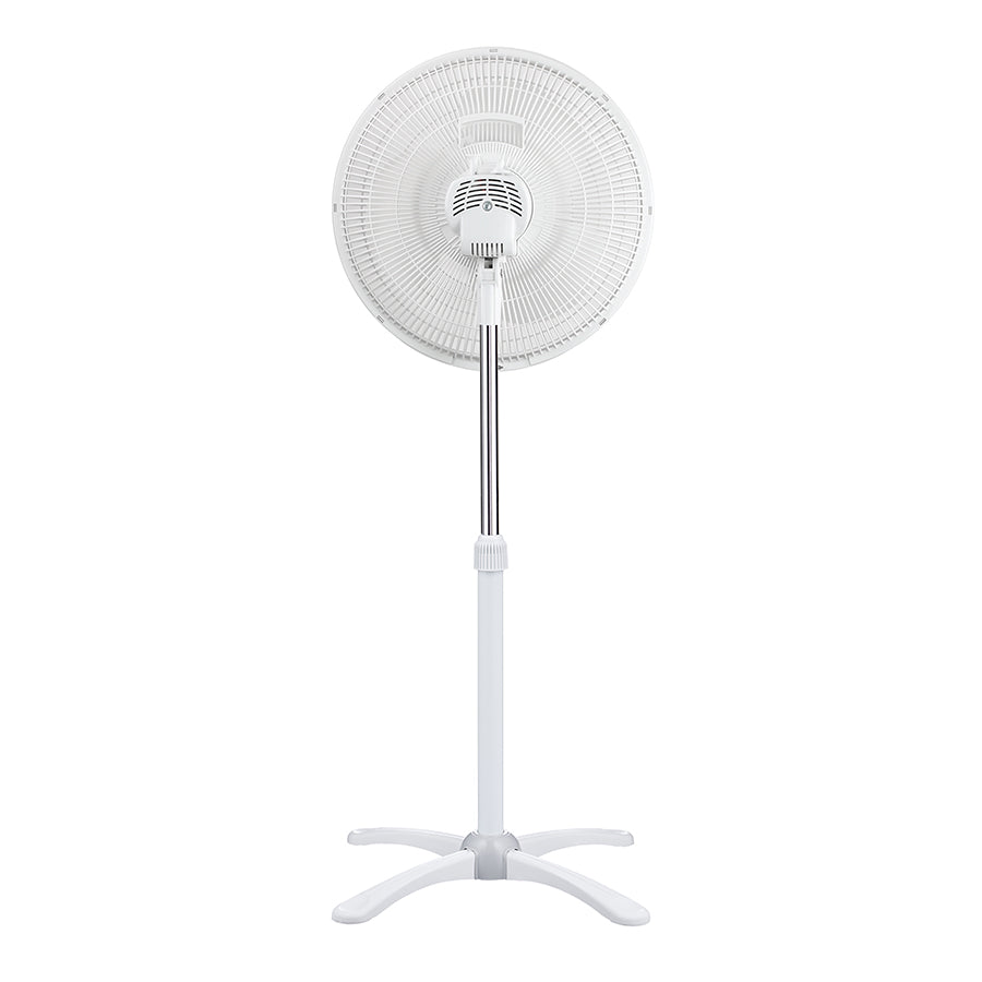 MYTEK| 3197 Ventilador de Pedestal 16’’, Silencioso, 3 aspas, Altura ajustable