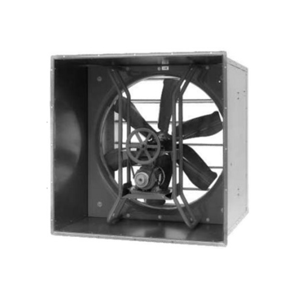 SOLER & PALAU | WXT Extractor Axial para Pared, Extracción directa, Gabinete en lamina galvanizada, Alto caudal de aire