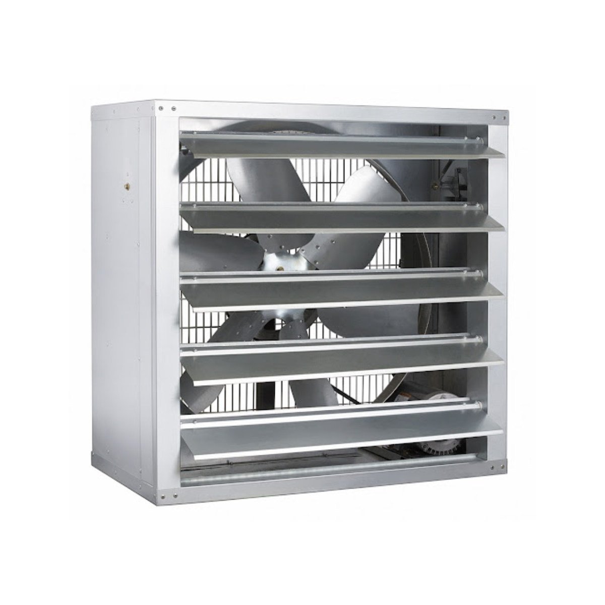 Extractor helicoidal Soler & Palau AGE con persiana vista frontal