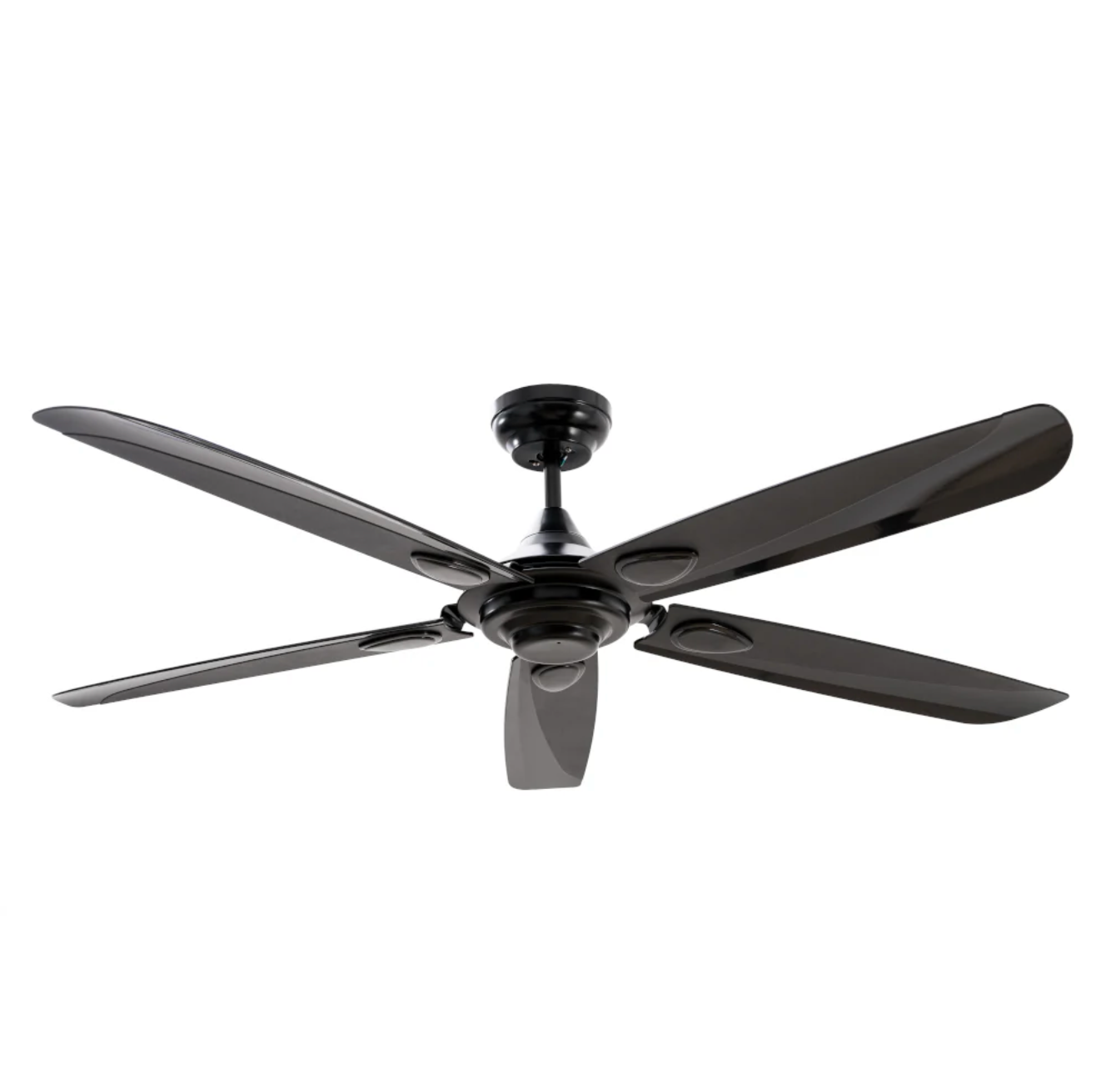 Ventilador Velvet 52″ Negro a prueba de agua vista frontal
