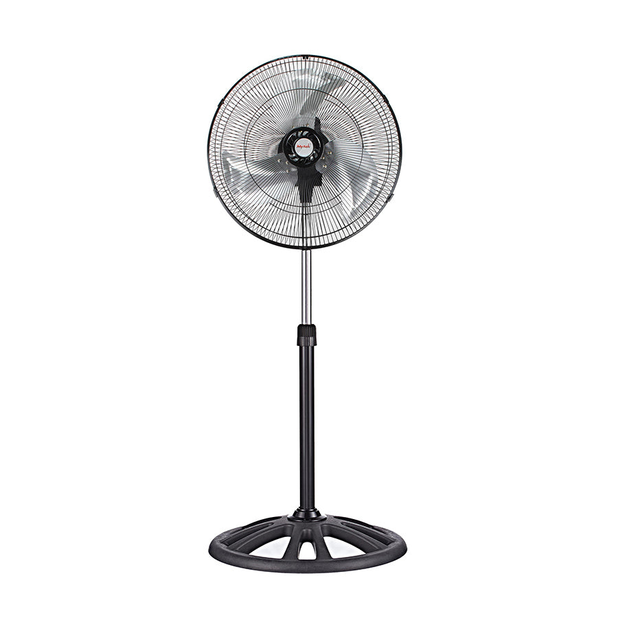 MYTEK| 3386 Circulador de Aire Industrial 2 en 1 de 18’’, Función oscilatoria 90°, 3 velocidades, Aspas metálicas,