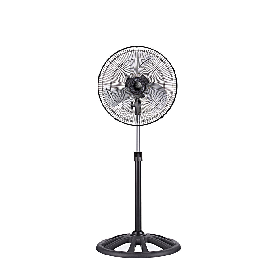 MYTEK| 3388 Ventilador Industrial de Pedestal 16’’, Oscilación de 90°, 3 velocidades, Amplia cobertura
