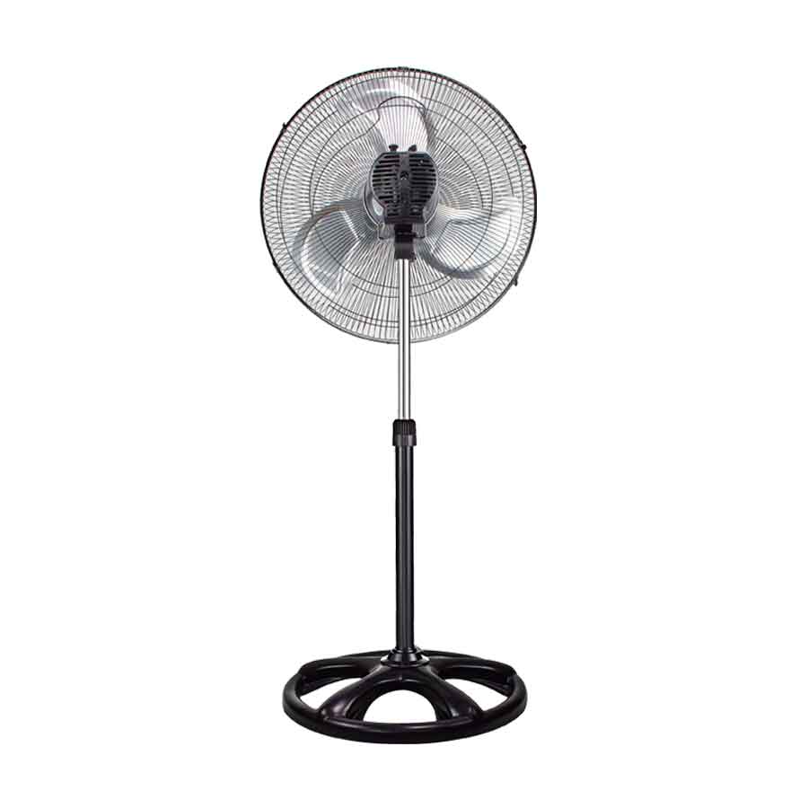 MYTEK| 3398PLUS Ventilador Industrial PLUS de Pedestal 3 en 1 de 20’’, 3 velocidades, Altura ajustable hasta 134 cm