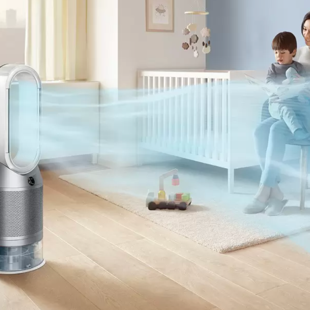 DYSON| Purificador, Humidificador y Ventilador Dyson, Control por aplicación, 3 en 1, Modo nocturno