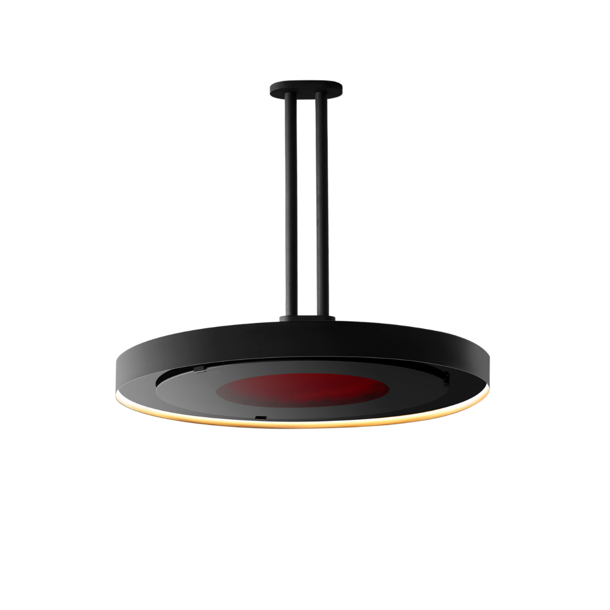 BROMIC | Eclipse 3000, Calefactor Eléctrico para techo, Iluminación LED integrada, Abarca hasta 10m2, Ideal para Rooftop