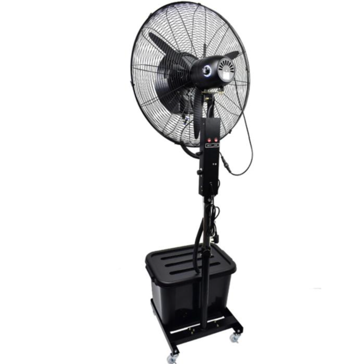 Ventilador con Humidificador 30", 3 aspas y tipos de vientos, Oscilación 90°, Enfria hasta 50m²