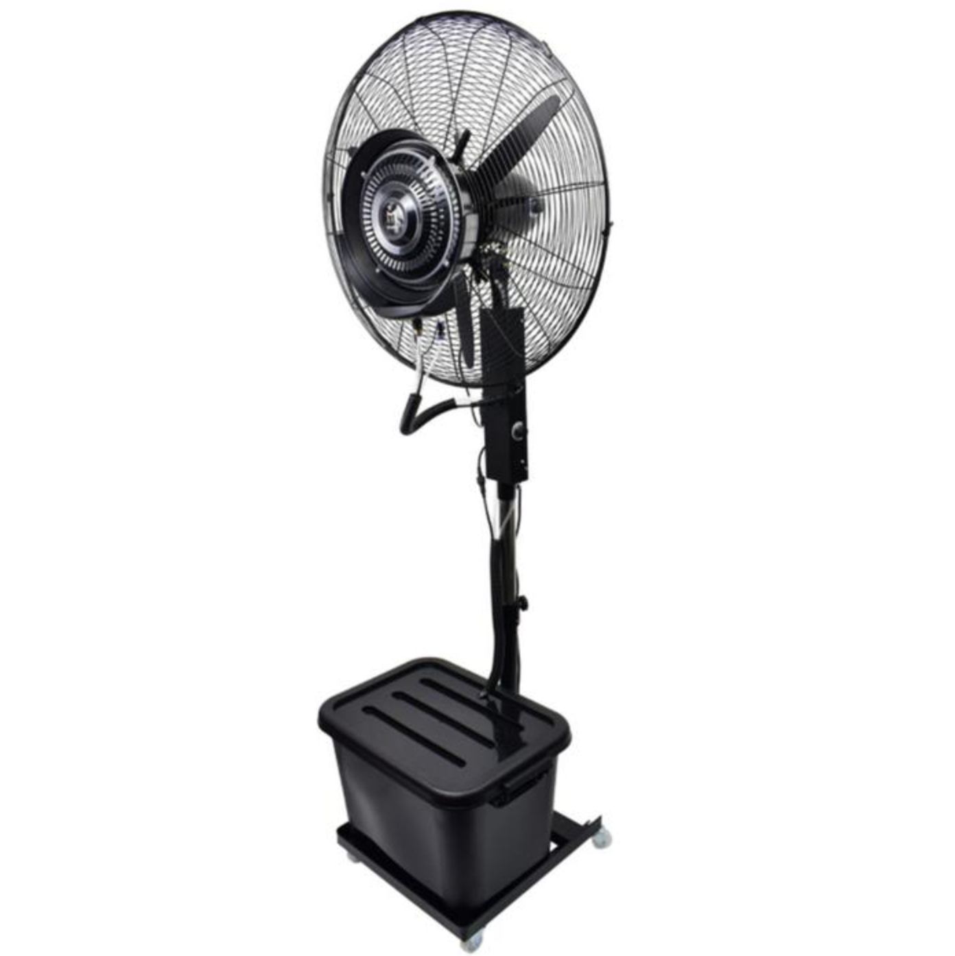 Ventilador con Humidificador 30", 3 aspas y tipos de vientos, Oscilación 90°, Enfria hasta 50m²