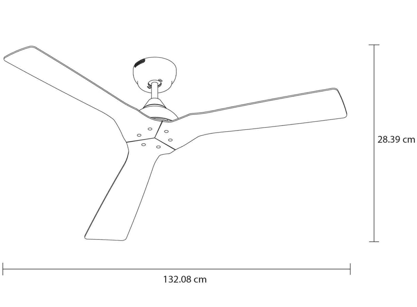 MASTERFAN| Ventilador Aqua 52" Negro/Fresno, a Prueba de Agua, Wi-Fi, 6 velocidades