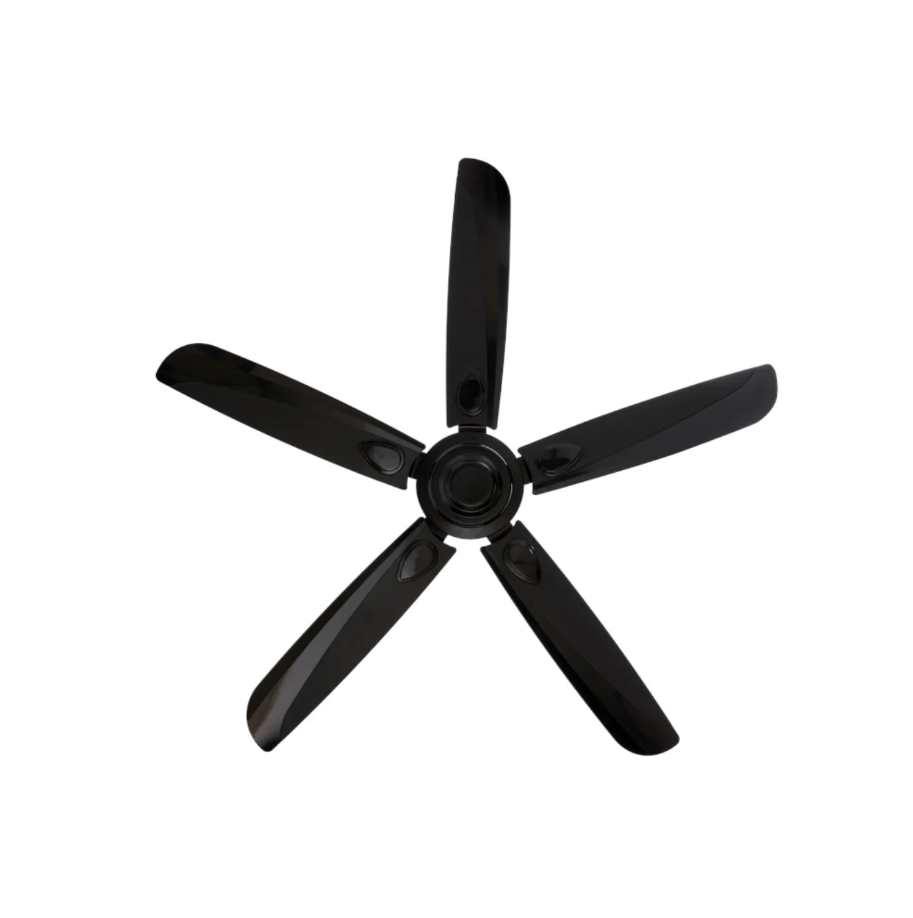 MASTERFAN| Ventilador Velvet 52" Negro a Prueba de Agua, Conexión Wi-Fi, 5 aspas