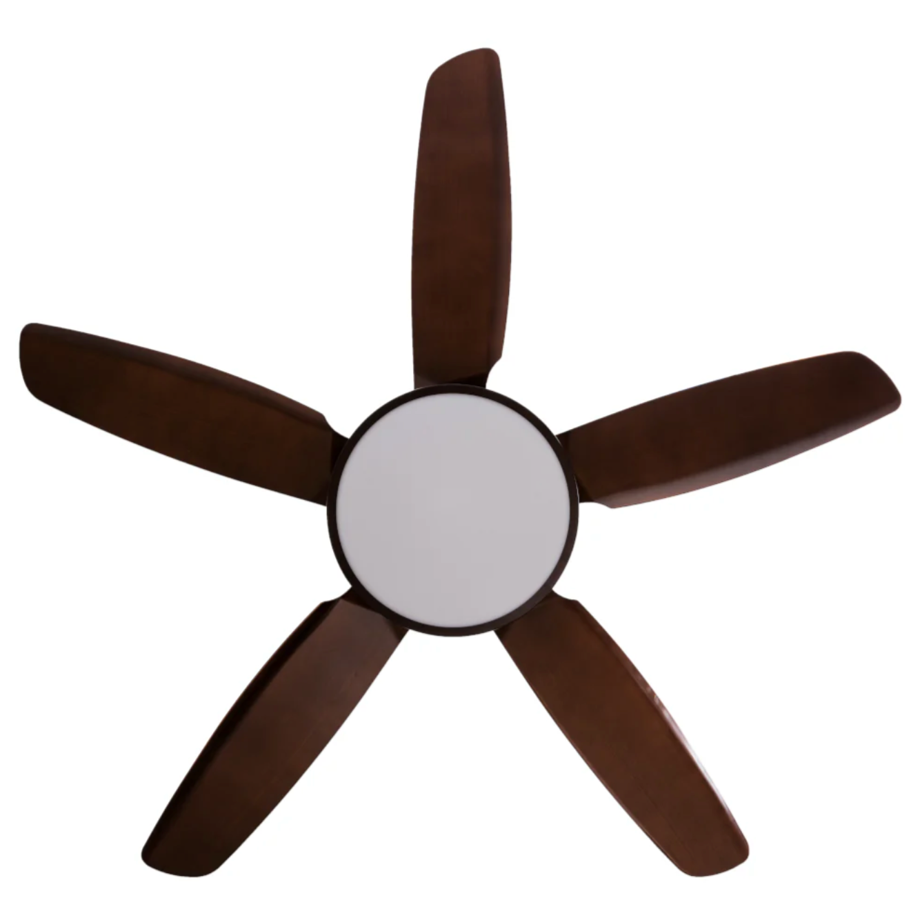 MASTERFAN| Ventilador Merope 52" Café, Para áreas de hasta 49m², Luz LED, 5 aspas