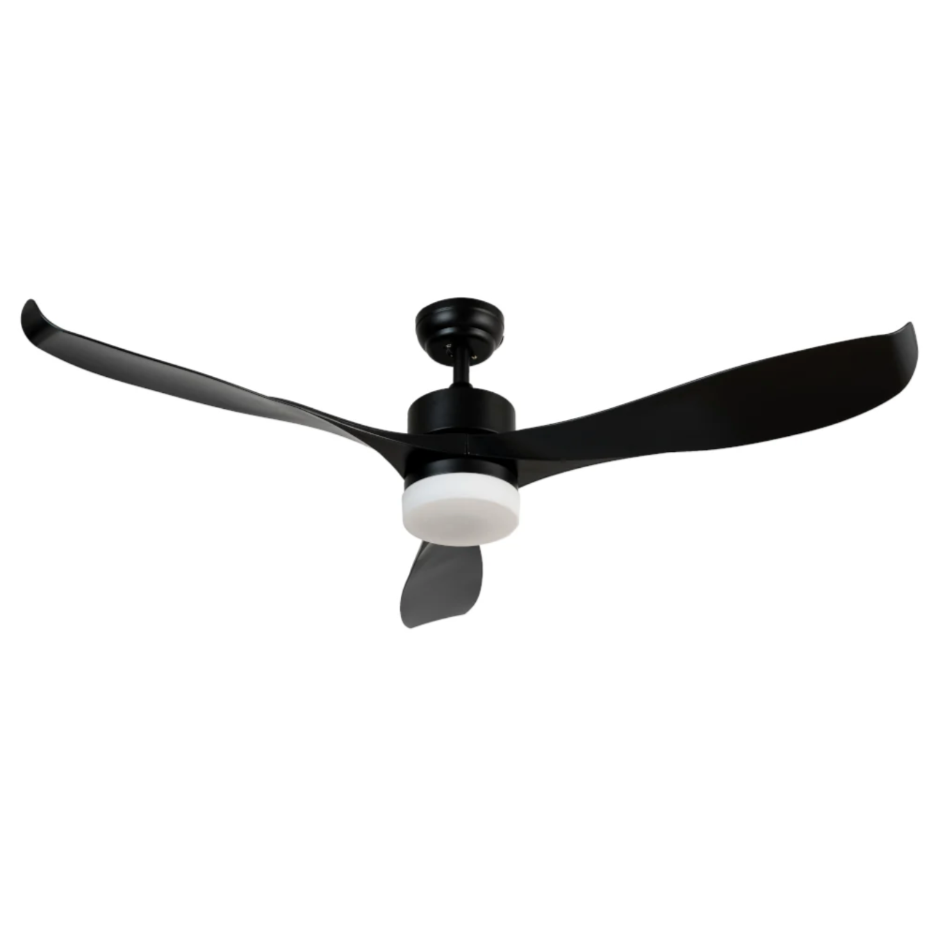 MASTERFAN| Ventilador Fenix 56" Negro, cobertura de hasta 49 m2, Luz LED