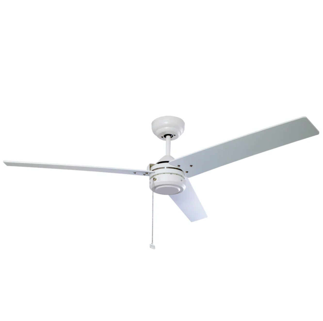 MASTERFAN| Ventilador Bianco 52" Blanco, Cubre espacios de hasta 49 m2, 3 aspas, Controlado por Cadena