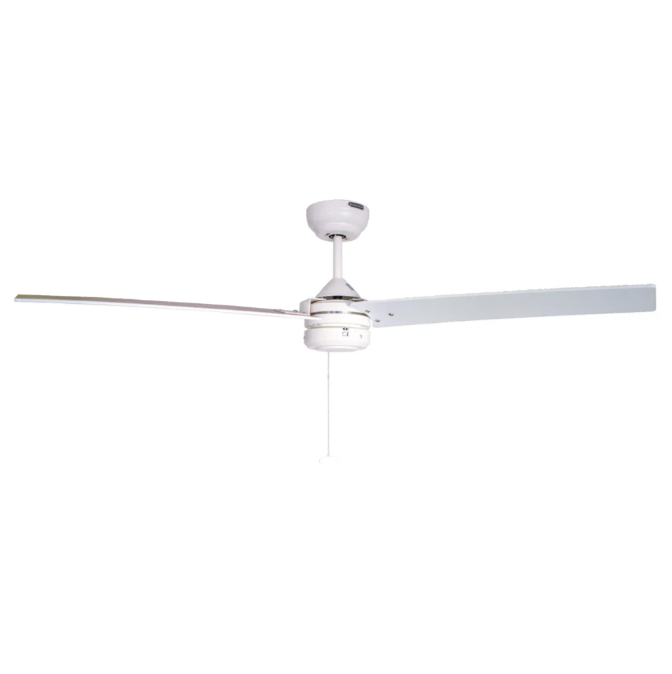 MASTERFAN| Ventilador Bianco 52" Blanco, Cubre espacios de hasta 49 m2, 3 aspas, Controlado por Cadena