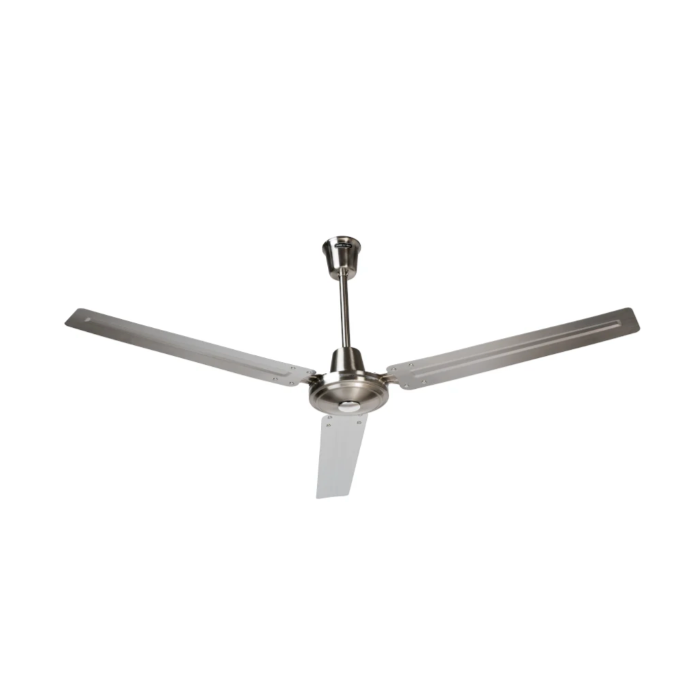 MASTERFANS| Ventilador Centauro Con Luz 56" de metal 3 aspas acabado satinado, 5 velocidades, control de pared, cubre de 49 a 144m2