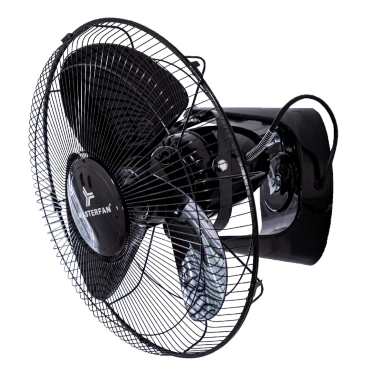 MASTERFAN| Ventilador Orbital 16" Negro, Mueve hasta 14,500 m³/h de aire, Para espacios de hasta 49 m², 3 velocidades