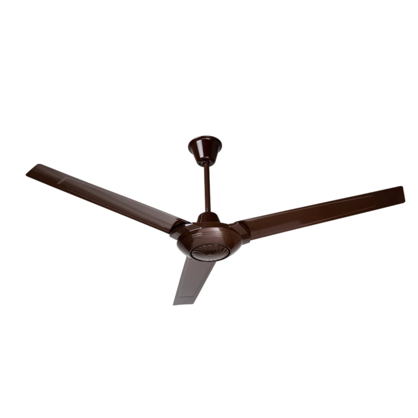 MASTERFAN| Ventilador Tifon 56" Metal satinado o chocolate, 3 aspas, 5 velocidades, control de pared, cubre de 49 a 144 m2