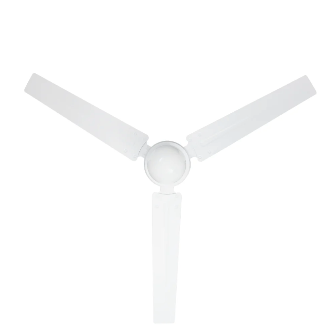 MASTERFAN| Ventilador Prometheus 56" con Luz, metal color blanco con 3 aspas, 5 velocidades, control de pared.