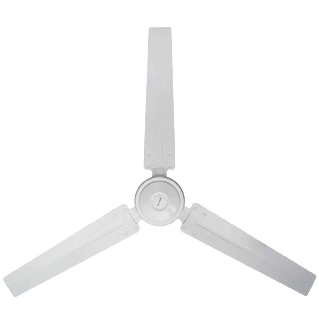 MASTERFAN| Ventilador Prometheus 56" Blanco de metal con 3 aspas, 5 velocidades con control de pared, cubre de 49 a 144 m2