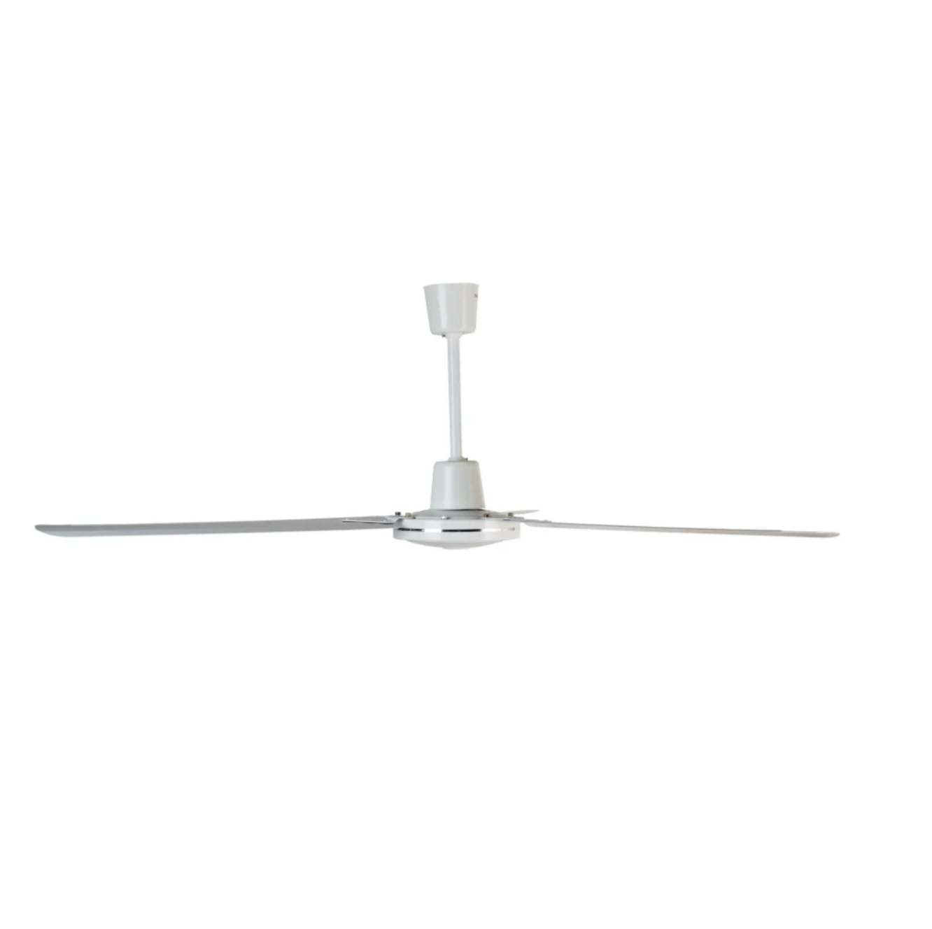 MATERFAN| Ventilador Hércules 56" Blanco de metal con 3 aspas, 5 velocidades, cubre hasta 144m2