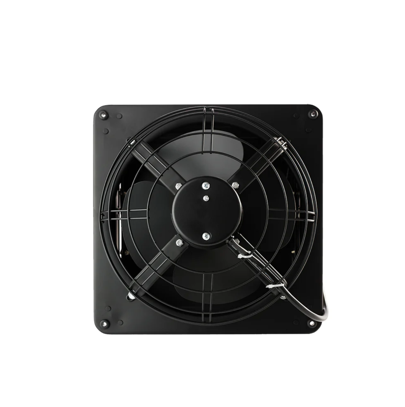 MASTERFAN| Extractor Tritón Negro Mate, Rendimiento Superior, 45 Watts, Persiana incluida