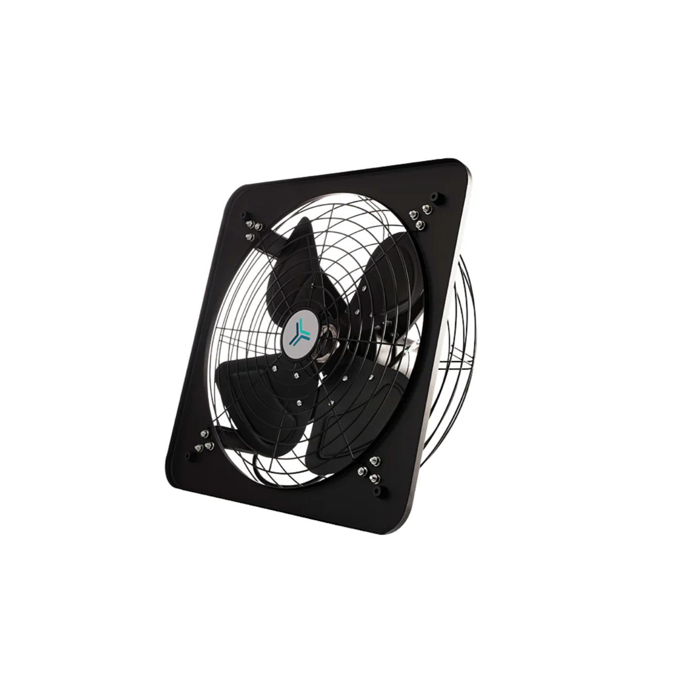 MASTERFAN| Extractor Tritón Negro Mate, Rendimiento Superior, 45 Watts, Persiana incluida