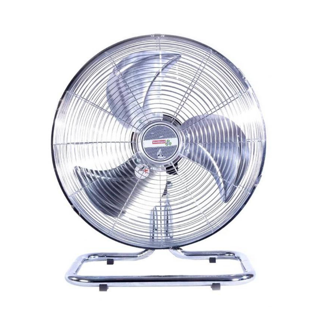 Ventilador de Mesa 18", 3 velocidades, Ideal para espacios pequeños, Metálico, Inclinación vertical