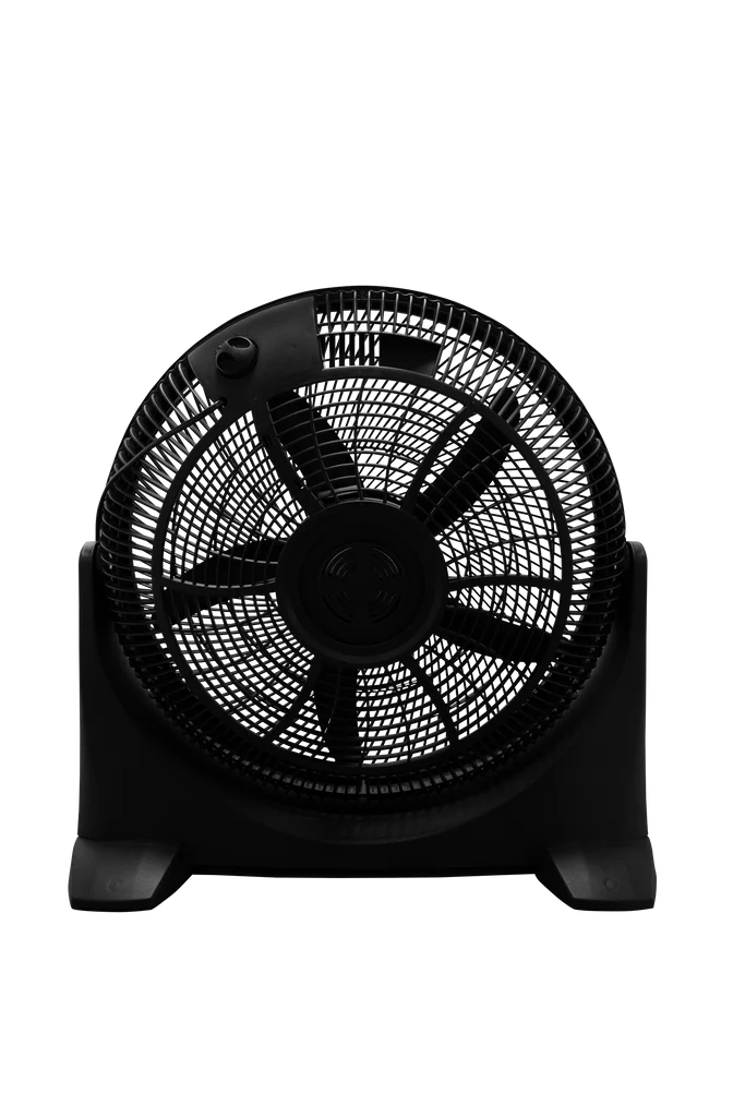 MASTERFAN| Ventilador de Piso Horus 20" Negro, 5 aspas, 3 velocidades, color negro, cobertura de 9 a 16m2.