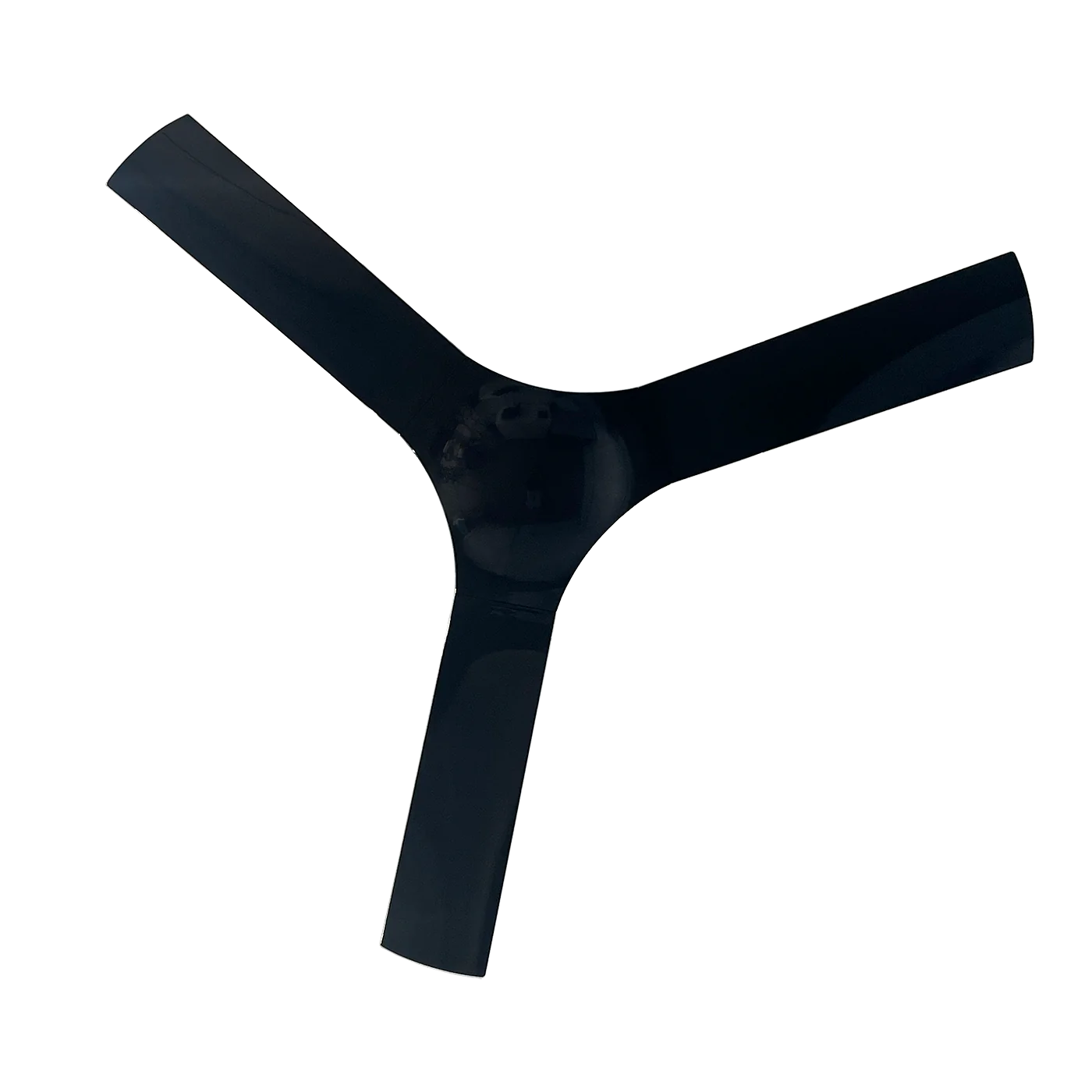 Detalle de las aspas del ventilador Eclipse 52″ Negro