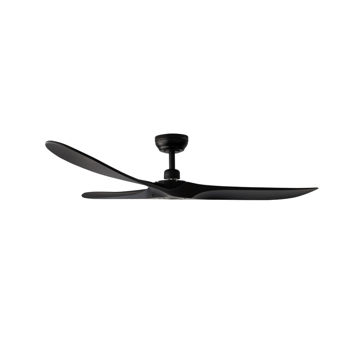 Detalle de las aspas del ventilador Phantom 60″ Negro
