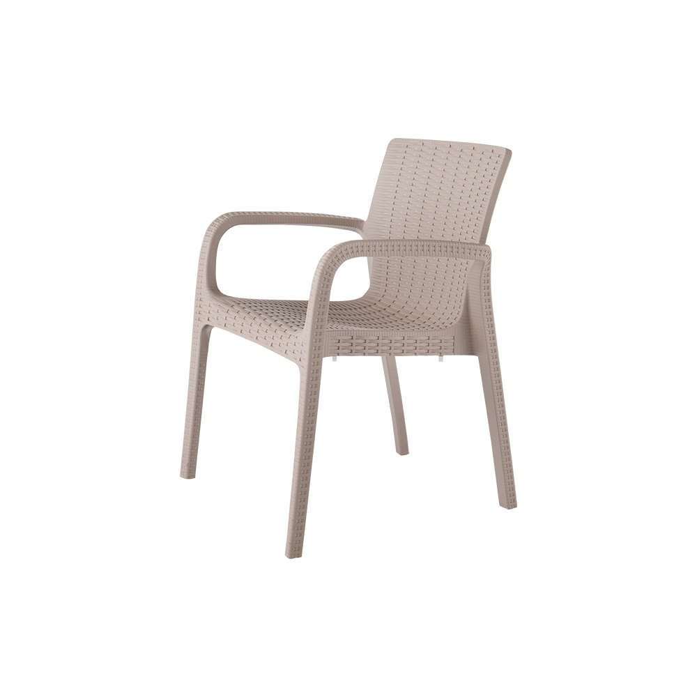 MYTEK| Silla Koppla tipo rattan, Ideal para exteriores