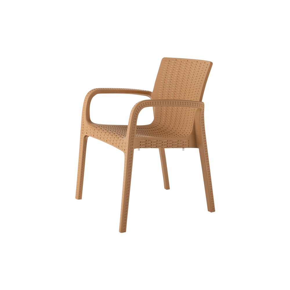 MYTEK| Silla Koppla tipo rattan, Ideal para exteriores