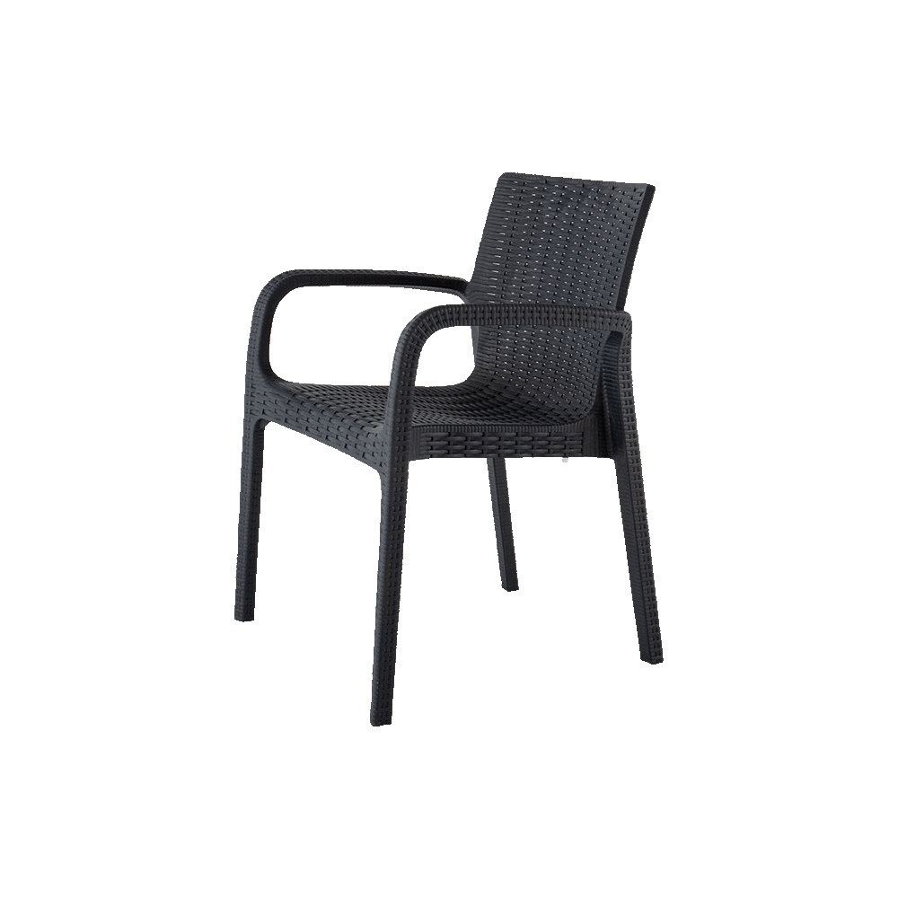 MYTEK| Silla Koppla tipo rattan, Ideal para exteriores