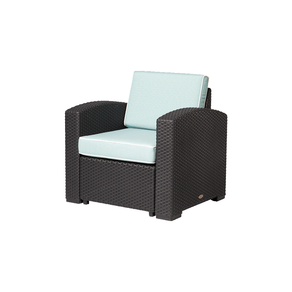 MYTEK| Sillon Individual Magnolia, Ideal para exteriores, Cojines incluidos, No se deshilan